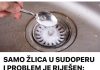 SAMO ŽLICA U SUDOPERU I PROBLEM JE RIJEŠEN: Ovaj prah čisti odvod bolje od skupih granula iz trgovine!