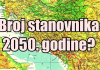Koliko stanovnika će imati Hrvatska, Srbija, Bosna i Hercegovina, Crna Gora, Slovenija i Makedonija 2050. godine?