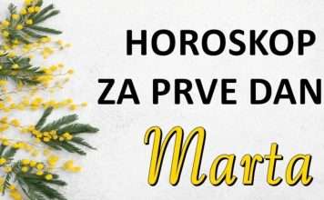 U PRVIM DANIMA MARTA: Ovan donosi hrabre odluke, Biku dolaze sudbinski trenutci, Blizancima i Djevici, neočekivane promjene, Lavu uspjeh, Škorpija otkriva tajne, Vodoliji preokret!