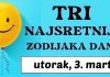 TRI BLISTAVE ZVIJEZDE DANA! Lav, Ovan i OVAJ znak: Horoskop otkriva vašu NEVJEROJATNU SREĆU i SJAJNE PRILIKE!