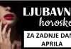 LJUBAVNE BOMBE PRED KRAJ APRILA: Jarac ruši zidove, Škorpija u šoku, Rak konačno čuje ono što je čekao godinama, Djevica prestaje šutjeti, Lav ostaje bez kontrole, Ribe se suočavaju s boli, Vaga odbacuje maske!