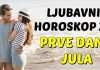 LJUBAV POČETKOM JULA: Ovan usporava, Bik i Strijelac pucaju od strasti, Blizance vuku dvije osobe, Rak otvara srce, Lav pada na nježnost, Djevica gubi kontrolu, Vaga bira, Škorpija osjeća mir, Vodoliju osvaja neobično, Ribe puštaju prošlost!