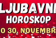 DO 30. NOVEMBRA LJUBAV MIJENJA SVE – Neki će OPROSTITI, neki će ZAUVIJEK OTIĆI, a neki će upoznati LJUBAV ZA ČITAV ŽIVOT!