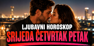 LJUBAV KROZ TRI DANA: Bik, Djevica i Jarac saznaju da ih je netko godinama volio u tišini, Ovan, Lav i Vaga otkrivaju tajne poruke, Blizanci, Škorpija i Ribe saznaju za dvostruki život partnera, dok Rak, Strijelac i Vodolija donose odluku nakon koje nema povratka!